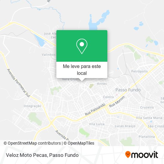 Veloz Moto Pecas mapa