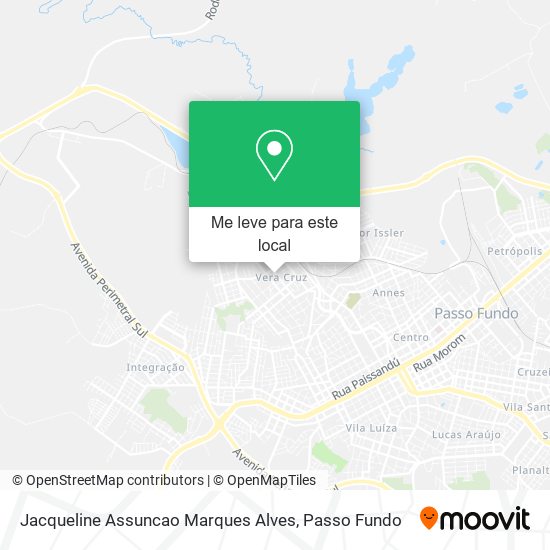 Jacqueline Assuncao Marques Alves mapa