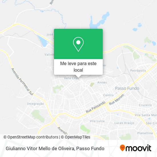 Giulianno Vitor Mello de Oliveira mapa