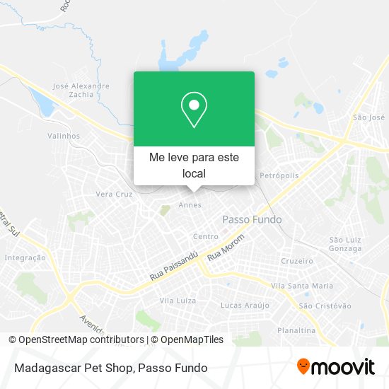 Madagascar Pet Shop mapa