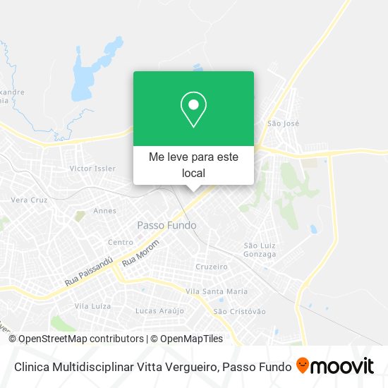 Clinica Multidisciplinar Vitta Vergueiro mapa