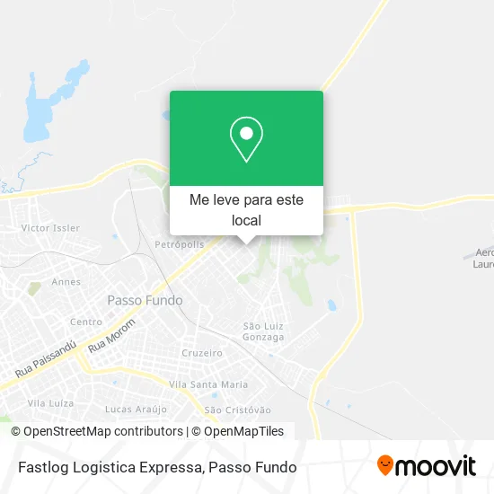 Fastlog Logistica Expressa mapa