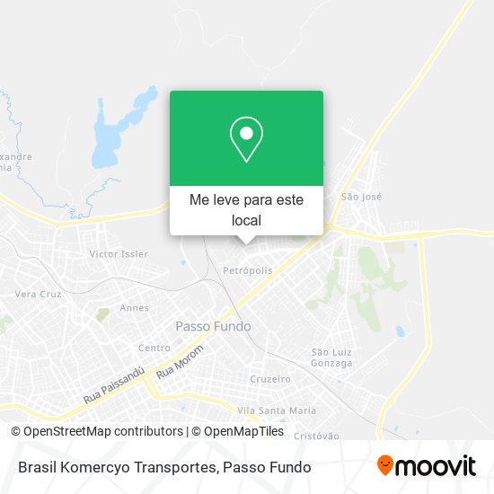 Brasil Komercyo Transportes mapa