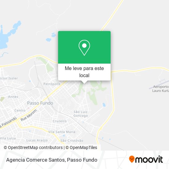Agencia Comerce Santos mapa