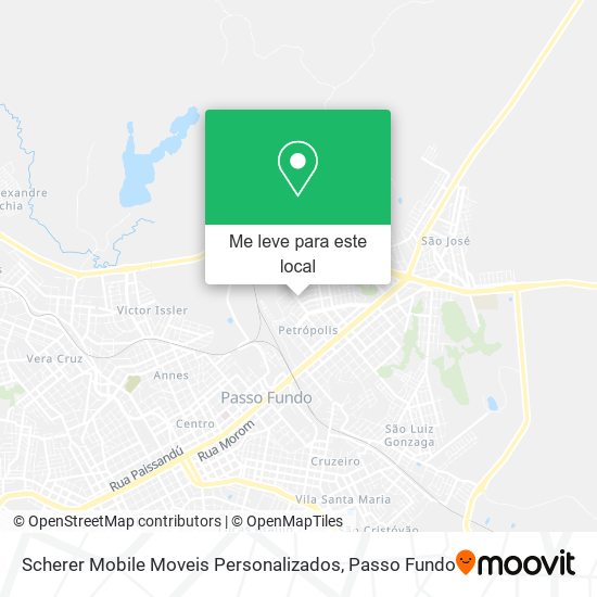 Scherer Mobile Moveis Personalizados mapa