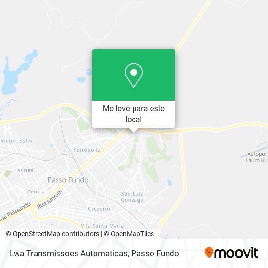 Lwa Transmissoes Automaticas mapa