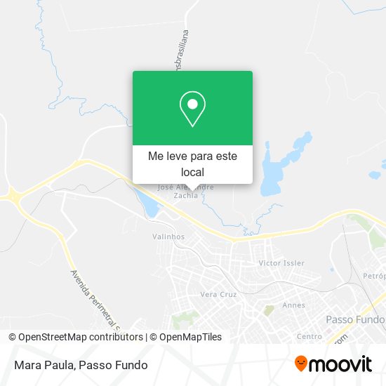 Mara Paula mapa