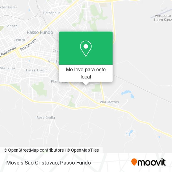 Moveis Sao Cristovao mapa