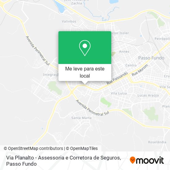 Via Planalto - Assessoria e Corretora de Seguros mapa