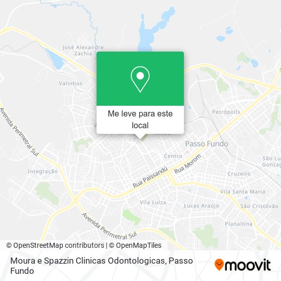 Moura e Spazzin Clinicas Odontologicas mapa