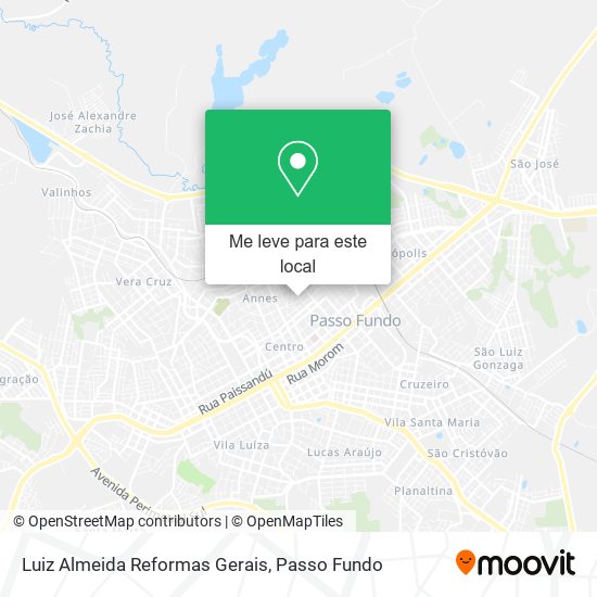 Luiz Almeida Reformas Gerais mapa
