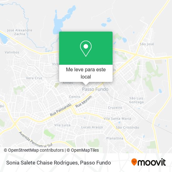 Sonia Salete Chaise Rodrigues mapa
