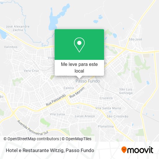 Hotel e Restaurante Witzig mapa
