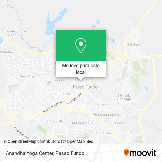 Anandha Yoga Center mapa