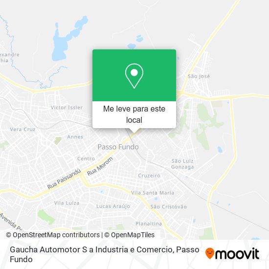 Gaucha Automotor S a Industria e Comercio mapa