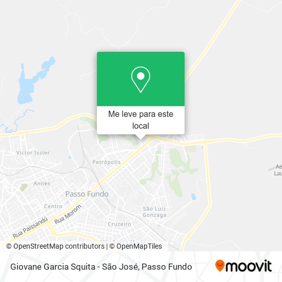 Giovane Garcia Squita - São José mapa
