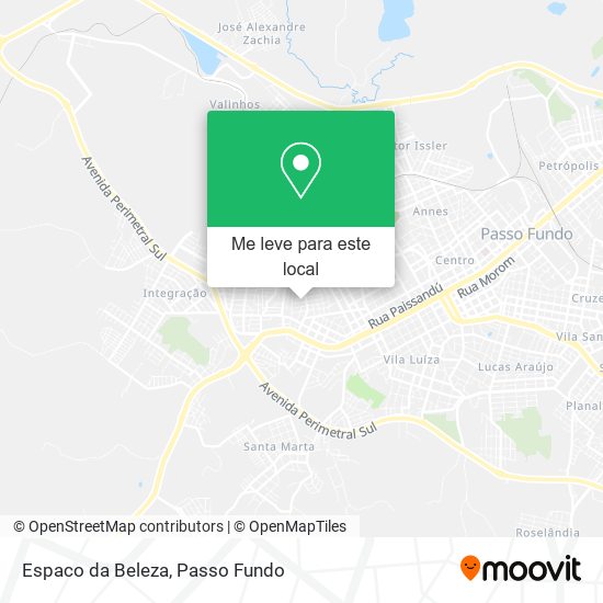 Espaco da Beleza mapa