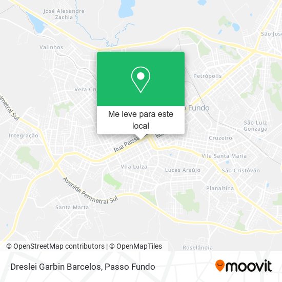 Dreslei Garbin Barcelos mapa
