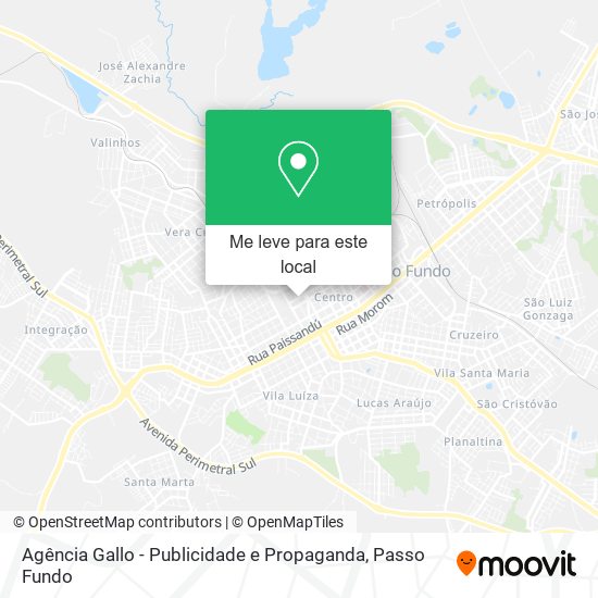 Agência Gallo - Publicidade e Propaganda mapa