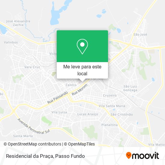 Residencial da Praça mapa