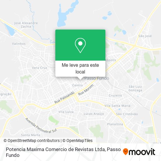 Potencia Maxima Comercio de Revistas Ltda mapa