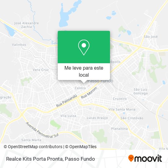 Realce Kits Porta Pronta mapa