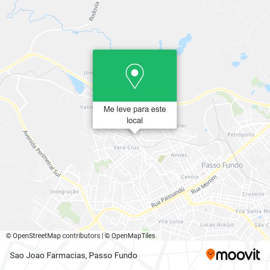 Sao Joao Farmacias mapa