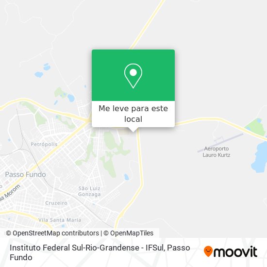 Instituto Federal Sul-Rio-Grandense - IFSul mapa