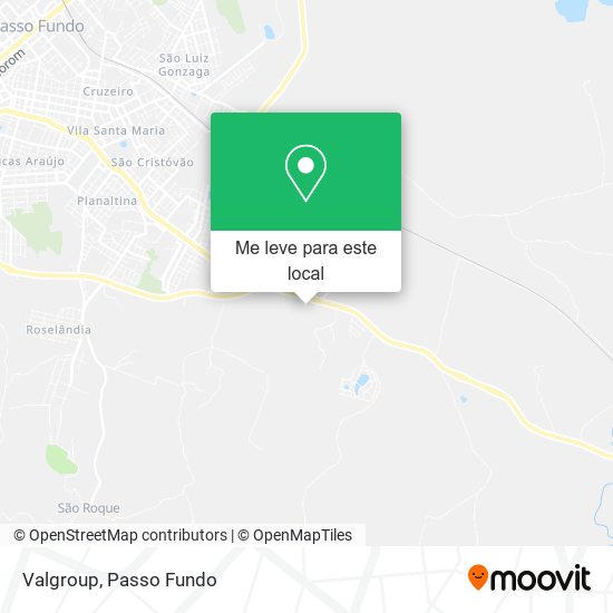 Valgroup mapa