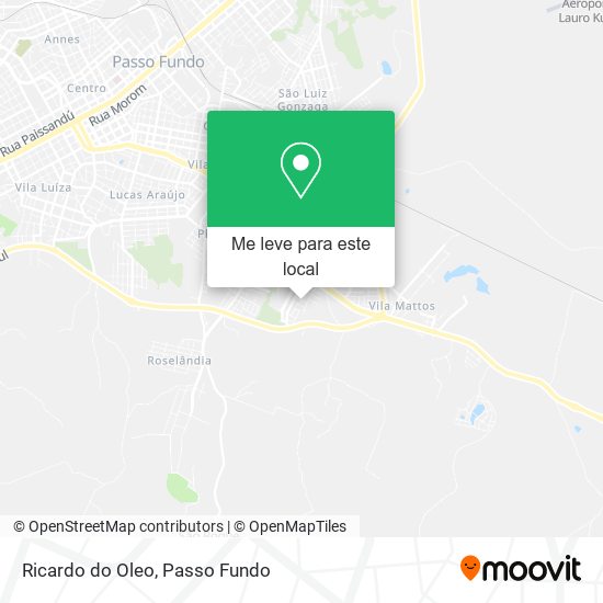 Ricardo do Oleo mapa