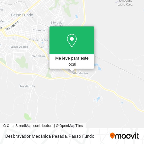 Desbravador Mecânica Pesada mapa