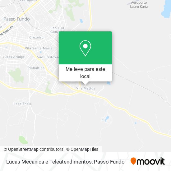 Lucas Mecanica e Teleatendimentos mapa