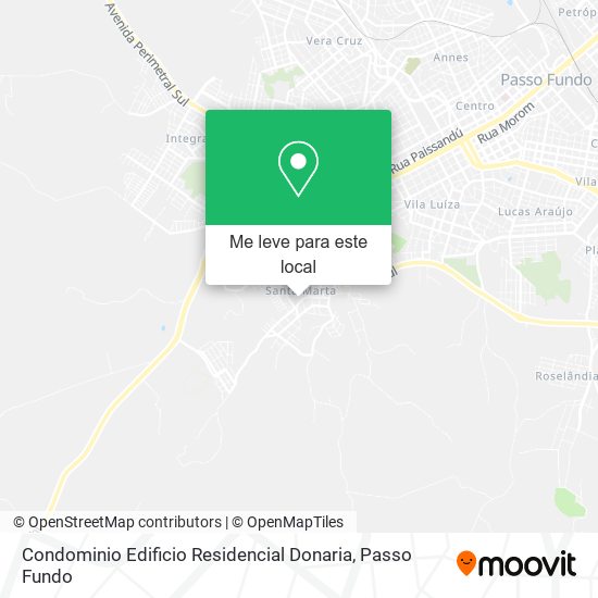 Condominio Edificio Residencial Donaria mapa