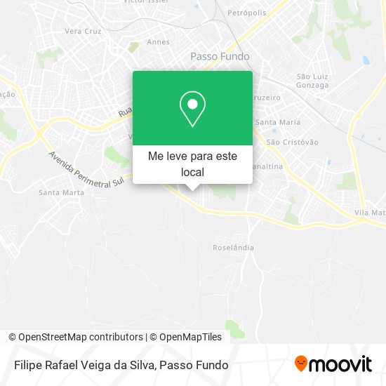 Filipe Rafael Veiga da Silva mapa