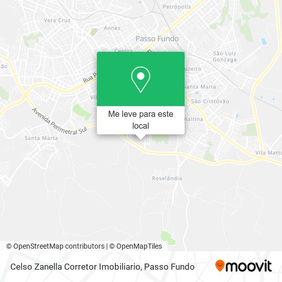 Celso Zanella Corretor Imobiliario mapa