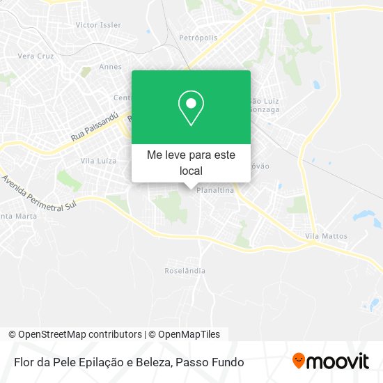 Flor da Pele Epilação e Beleza mapa