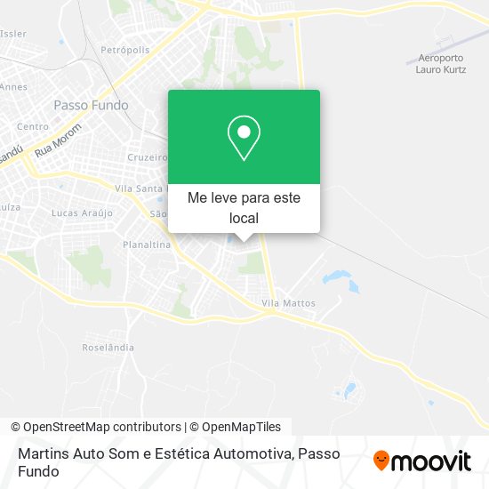 Martins Auto Som e Estética Automotiva mapa