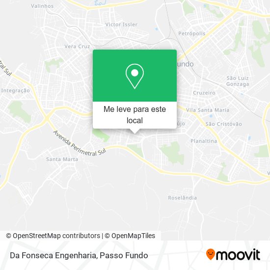 Da Fonseca Engenharia mapa
