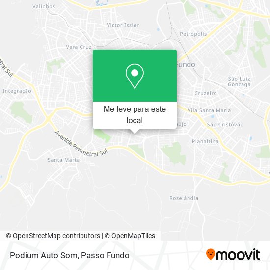Podium Auto Som mapa