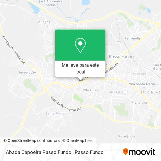 Abada Capoeira Passo Fundo. mapa