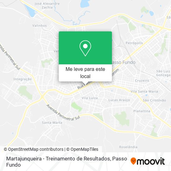 Martajunqueira - Treinamento de Resultados mapa