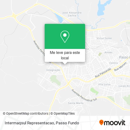 Intermaqsul Representacao mapa