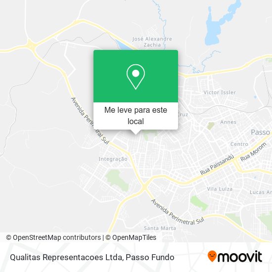 Qualitas Representacoes Ltda mapa