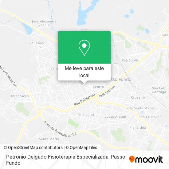 Petronio Delgado Fisioterapia Especializada mapa