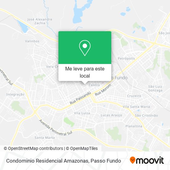 Condominio Residencial Amazonas mapa