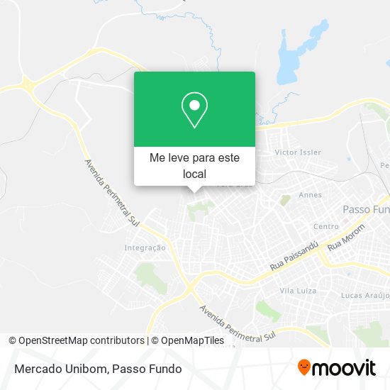 Mercado Unibom mapa