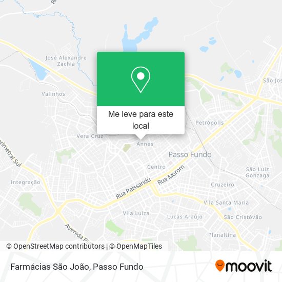 Farmácias São João mapa