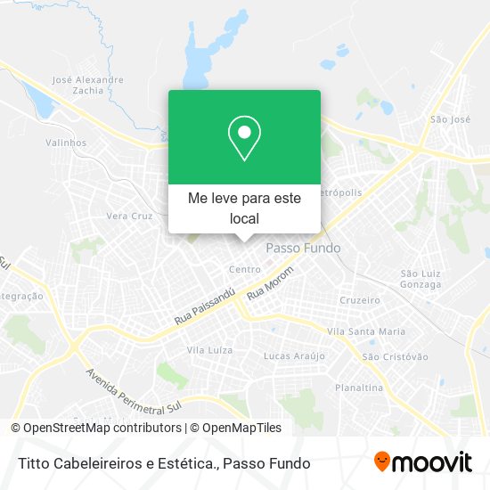 Titto Cabeleireiros e Estética. mapa
