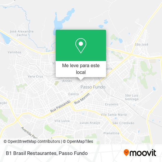 B1 Brasil Restaurantes mapa