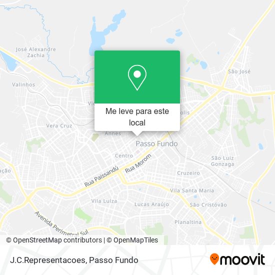 J.C.Representacoes mapa